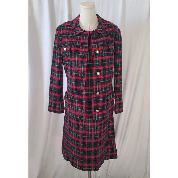 Vintage 60s Heatherton Red Green Plaid Wool Jacket Sweater Dress Set Small - www.rajagirimanappuram.com Vintage 60s Heatherton Red Green Plaid Wool Jacket Sweater Dress Set Small - www.rajagirimanappuram.com